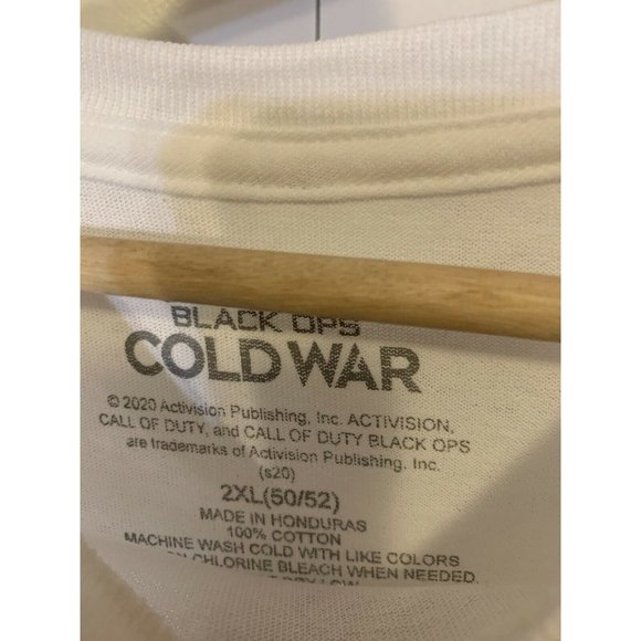 Call Of Duty Black Ops Cold War T shirt Men’s 2XL white - Picture 2 of 5